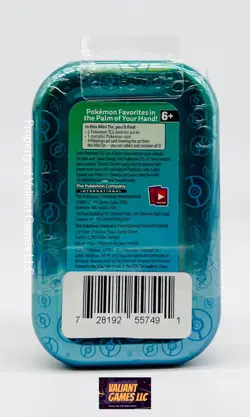 Pokemon Kanto Friends Squirtle Mini Tin Sealed Small Tear - Image 3