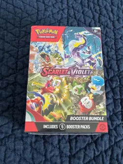 Scarlet & Violet Base Set Booster Bundle - 6 Booster Packs - Pokemon TCG - Image 1