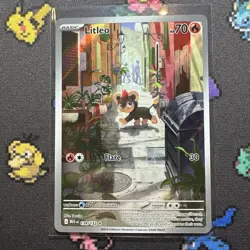 Pokemon TCG Mega Evolution- Litleo 139/132 Illustration Rare-NM. - Image 1