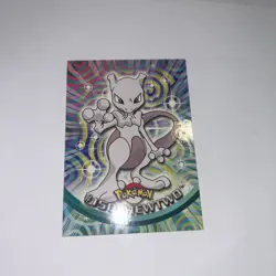 Topps Pokemon MEWTWO #150 Blue Logo Non Holo TV Animation Edition NM - Image 1