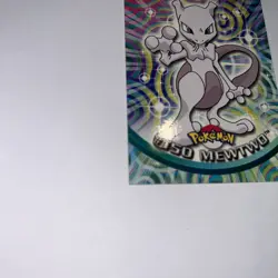 Topps Pokemon MEWTWO #150 Blue Logo Non Holo TV Animation Edition NM - Image 2