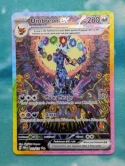 Umbreon ex 161/131 Special Illustration Rare Pokemon Prismatic Evolution CLEAN! - Image 1