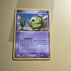 Natu 63/115 Non Holo Unseen Forces Pokemon Card VLP - Image 1