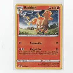 Rapidash Non-Holographic Rare 022/189 Pokemon Trading Card Astral Radiance NM/M - Image 1