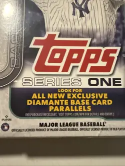 2025 Topps Series 1 Baseball Trading Card MLB Hanger Box - 59 Cards - 2 Pack - Image 3