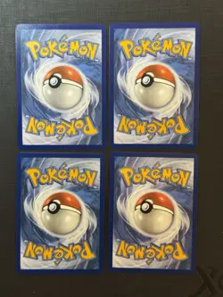 Pokemon TCG Gold Energy Cards (Lot Of 4) Grass Fire Lightning Fighting All NM - Image 3