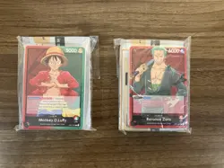 NEW/UNPLAYED One Piece Card Game Demo Decks 2022 -Luffy & Zoro - No Promo Pack - Image 1
