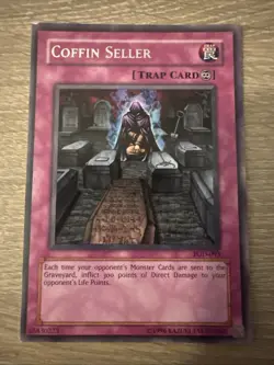 Yu-Gi-Oh Coffin Seller PGD-093 Rare Card Unlimited MP - Image 1