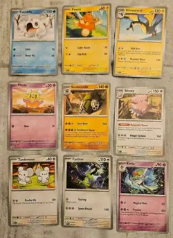 Pokemon Cards TCG McDonald's Match Battle 2023 Full Set All 9 Cards NM Near Mint - Image 1