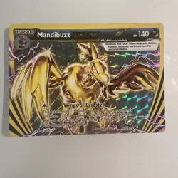 Mandibuzz BREAK - XY182 - Pokemon Promo XY Ultra Rare Card NM - Image 1