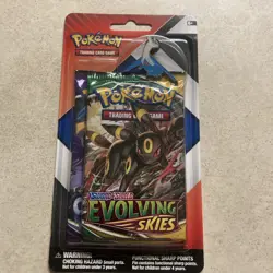 Pokemon TCG: Evolving Skies 2-Pack Pin Blister - 20 Cards 820650851360 - Image 1