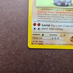Brock's Rhydon 002/132 Pokemon Gym Heroes Holo Rare Card - Image 4