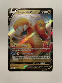 Dragonite V SWSH154 Sword & Shield Black Star Promo Holo Pokemon Card - Image 1