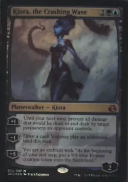 Kiora, the Crashing Wave - Duel Decks: Elspeth vs. Kiora: #34 - Foil Nm R246 - Image 1