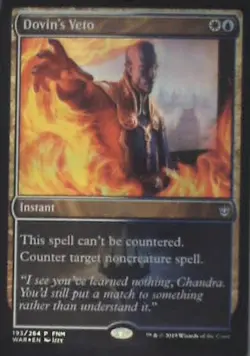 Dovin's Veto - FNM Promos: #193, Magic: The Gathering - Foil Nm R246 - Image 1