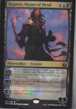 Tezzeret, Master of Metal - Aether Revolt: #190, MTG - Foil Nm R246 - Image 1