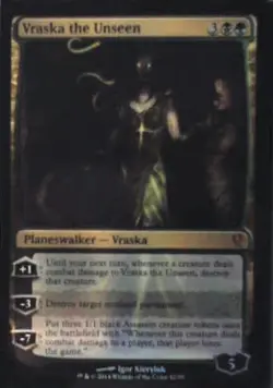 Vraska the Unseen - Duel Decks: Jace vs. Vraska: #42 - Foil Nm R246 - Image 1