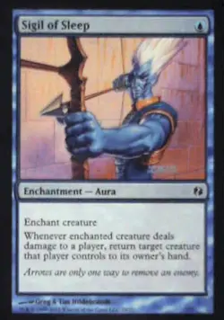 Sigil of Sleep - Duel Decks: Venser vs. Koth: #25, Magic: The Gathering Nm R245 - Image 1