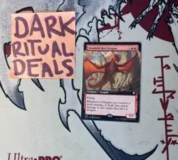 Wrathful Red Dragon (Extended Art) - CLB - Near Mint - MTG Singles - Image 1