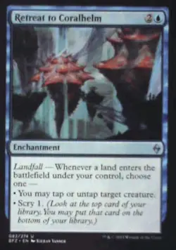 Retreat to Coralhelm - Battle for Zendikar: #82, Magic: The Gathering Nm R244 - Image 1