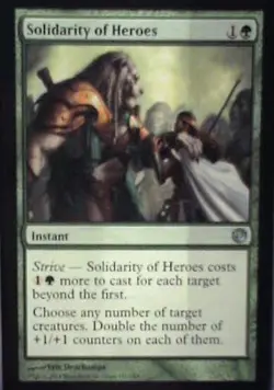 Solidarity of Heroes - Journey Into Nyx: #141, Magic: The Gathering Nm R243 - Image 1