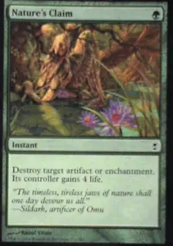 Nature's Claim - Conspiracy: #171, Magic: The Gathering Nm R243 - Image 1