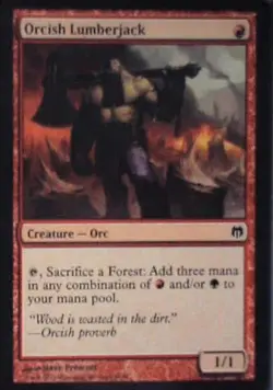 Orcish Lumberjack - Duel Decks: Heroes vs. Monsters: #44, MTG Nm R241 - Image 1