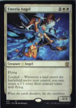 Emeria Angel - Commander: Zendikar Rising: #15, Magic: The Gathering Nm R240 - Image 1