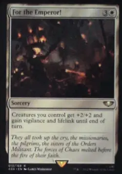 For the Emperor! - Universes Beyond: Warhammer 40,000: #12, MTG Nm R239 - Image 1