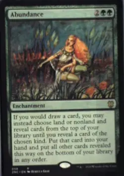 Abundance - Commander: Zendikar Rising: #58, Magic: The Gathering Nm R239 - Image 1