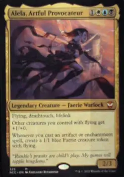 Alela, Artful Provocateur - Commander: Streets of New Capenna: #325 Nm R239 - Image 1