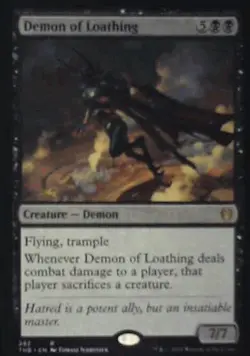 Demon of Loathing - Theros Beyond Death: #292, Magic: The Gathering Nm R239 - Image 1