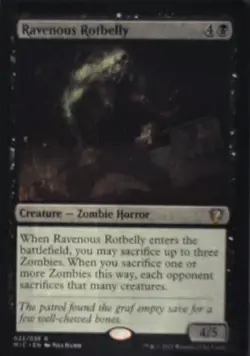 Ravenous Rotbelly - Commander: Innistrad: Midnight Hunt: #22 Nm R239 - Image 1
