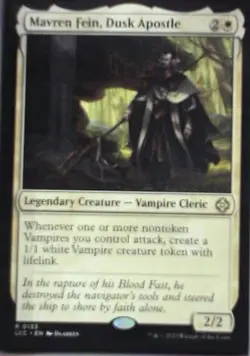 Mavren Fein, Dusk Apostle - Commander: The Lost Caverns of Ixalan: #133 Nm R239 - Image 1