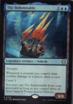 The Indomitable - Commander: The Lost Caverns of Ixalan: #75 Nm R239 - Image 1