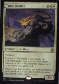 Trove Warden - Commander: Zendikar Rising: #3, Magic: The Gathering Nm R239 - Image 1