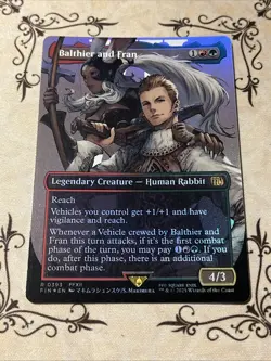 Balthier and Fran (0393) (Borderless) Final Fantasy Foil - Image 1