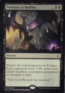 Torment of Hailfire - Hour of Devastation: #77, Magic: The Gathering Nm R238 - Image 1