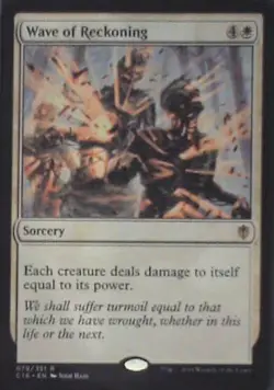 Wave of Reckoning - Commander 2016: #79, Magic: The Gathering Nm R238 - Image 1