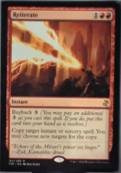 Reiterate - Time Spiral: Remastered: #182, Magic: The Gathering Nm R238 - Image 1