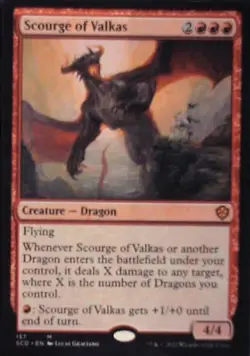 Scourge of Valkas - Starter Commander Decks: #157, Magic: The Gathering Nm R238 - Image 1