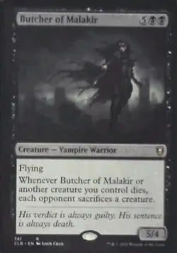 Butcher of Malakir - Commander Legends: Battle for Baldur's Gate: #741 Nm R238 - Image 1