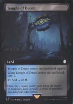 Temple of Deceit (Extended Art) - Universes Beyond: Fallout: #517 Nm R238 - Image 1