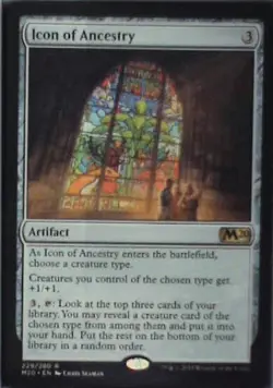 Icon of Ancestry - Core Set 2020: #229, Magic: The Gathering Nm R237 - Image 1
