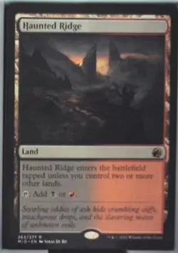 Haunted Ridge - Innistrad: Midnight Hunt: #263, Magic: The Gathering Nm R237 - Image 1
