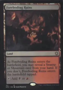 Foreboding Ruins - Commander: Dominaria United: #211, MTG Nm R237 - Image 1