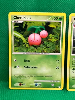 Pokemon Tcg Cherubi 60/99 & Cherrim 15/99 Platinum Arceus Non Holo - Image 2