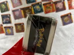 New Nintendo Vtg Pokemon Storage Tin Box Pikachu 1999 + Artbox Flipz cards 36 - Image 4