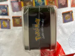 New Nintendo Vtg Pokemon Storage Tin Box Pikachu 1999 + Artbox Flipz cards 36 - Image 5