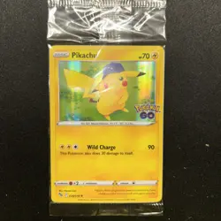 Pokemon GO Prerelease Pikachu Holo Foil Promo Card #028/078 Factory Sealed!! - Image 1